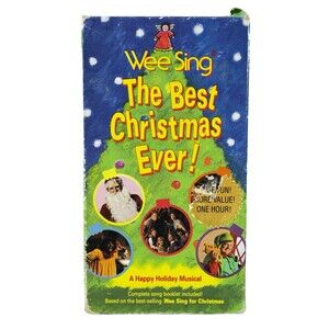 Wee Sing The Best Christmas Ever a Happy Holiday Musical Vintage 1990 VHS Tested